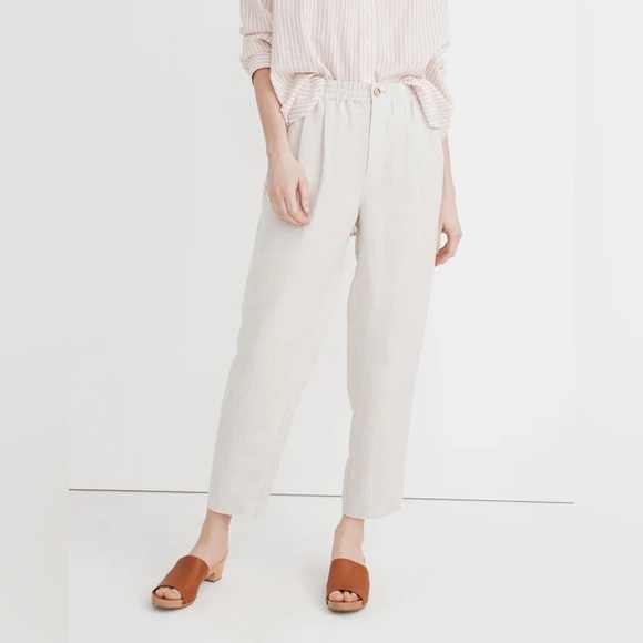Madewell Linen Blend Track Pants - Size XS - Picture 1 of 12